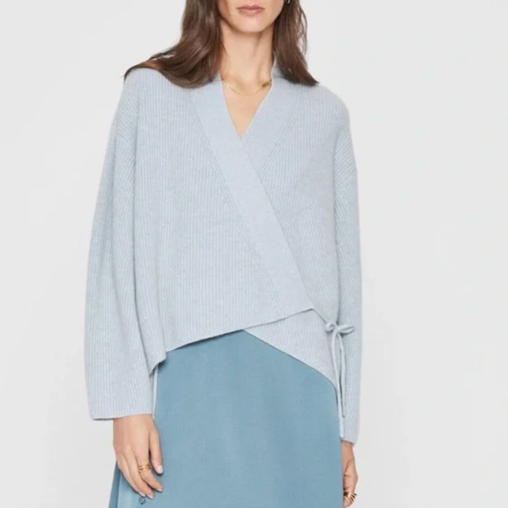 Club Monaco Cashmere Tie Wrap Cardigan NWT